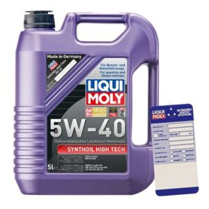 Liqui moly 5 L Synthoil High Tech 5W-40 + Ölwechsel-Anhänger  1307 : 5440