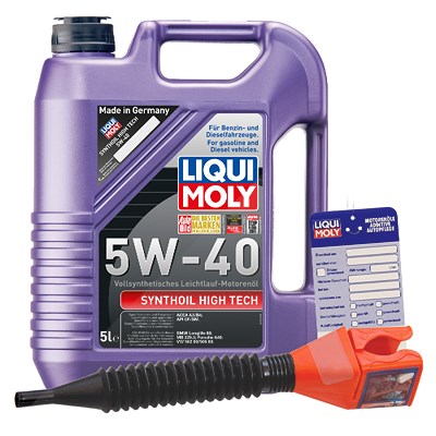 Liqui moly 5 L Synthoil High Tech 5W-40 + Ölwechsel-Anhänger  5440 : 1307 : 3050