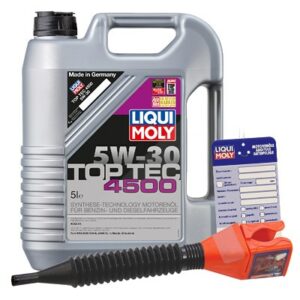 Liqui moly 5 L Top Tec 4500 5W-30 + Ölwechsel-Anhänger  5440 : 3729 : 3050