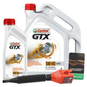 Castrol 6 L GTX 5W-40 A3/B4 + Ölwechsel-Anhänger  DE01675 : 15218F : 15218E : 3050