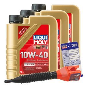 Liqui moly 3x 1 L Diesel Leichtlauf 10W-40 + Anhän 3050 : 5440 : 1386