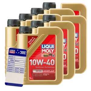 Liqui moly 7x 1 L Diesel Leichtlauf 10W-40+Anhänge 5440 : 1386