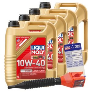 Liqui moly  20 L Diesel Leichtlauf 10W-40+Anhänger+  5440 : 1387 : 3050