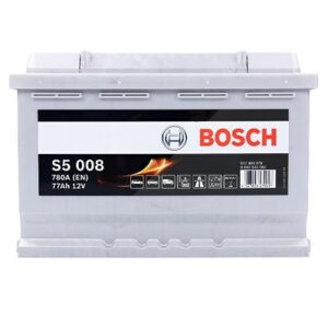 Bosch Starterbatterie S5 008 77Ah 780A 12V Renault: Clio II Vw: Golf IV