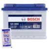 Bosch Batterie S4 005 60Ah 540A 12V +10g Pol-Fett Renault: Clio II Vw: Golf IV