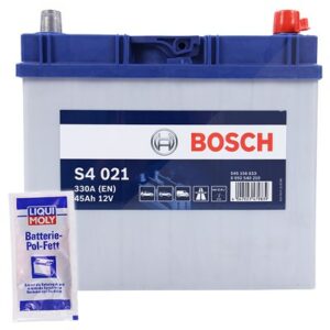 Bosch Starterbatterie S4 021 45Ah 330A 12V+10g Pol-Fett Honda: Civic IV