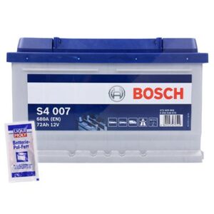 Bosch Batterie S4 007 72Ah 680A 12V+10g Pol-Fett Ford: Focus II
