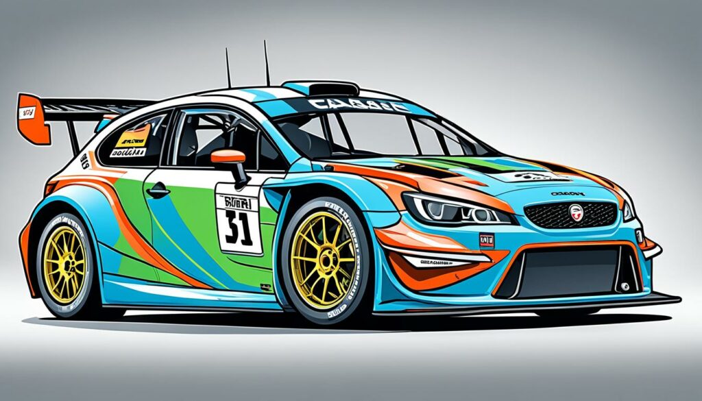 Rallyeauto Aufbau